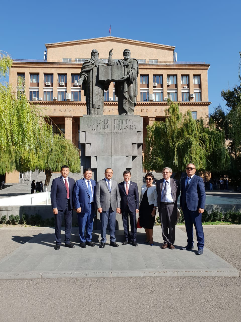 ENU delegation in Erevan