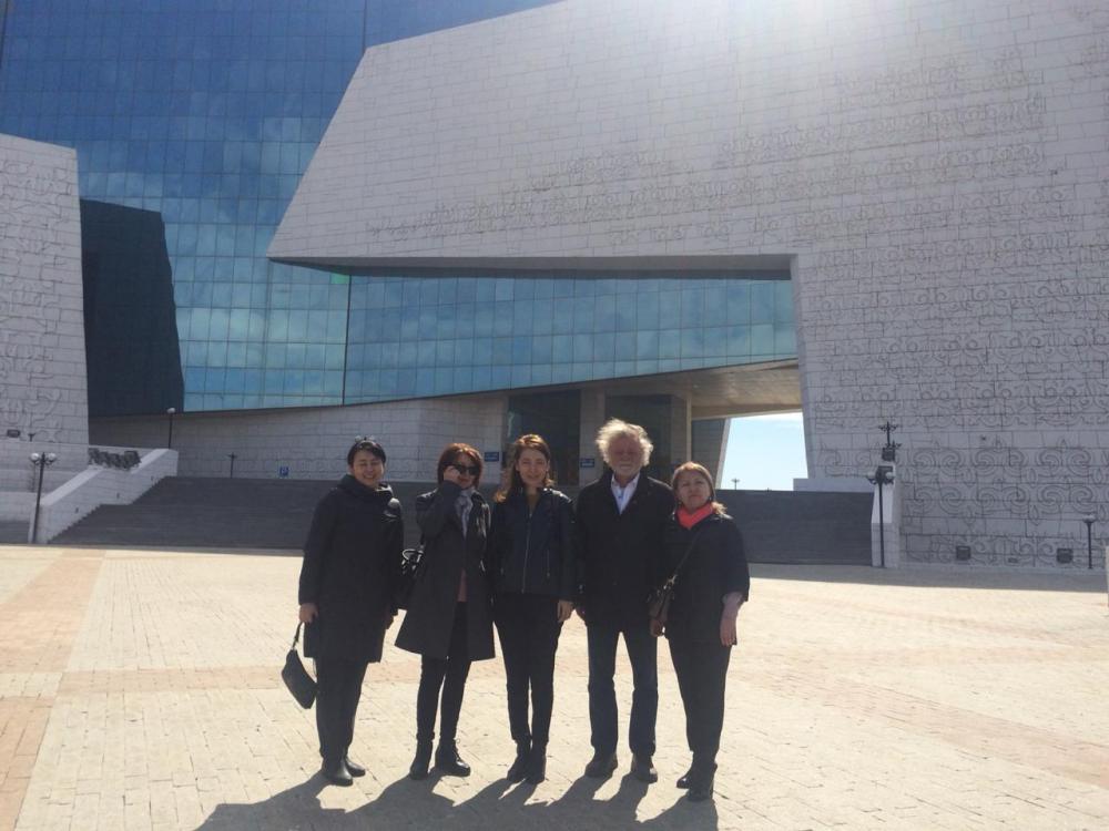 Посещение Национального музея Казахстана